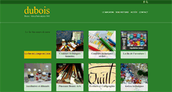 Desktop Screenshot of dubois-paris.com